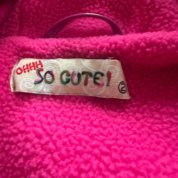 Kids Purple Raincoat with Butterfly Design - Picture 3 of 4